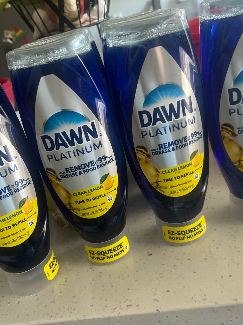 Platinum Clean Lemon Dish Soap - Blue bundle lot bulk
